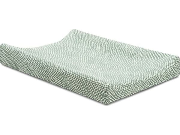 Jollein Jollein - Cover for changing mat JERSEY 50 x 70 cm Snake ASH GREEN