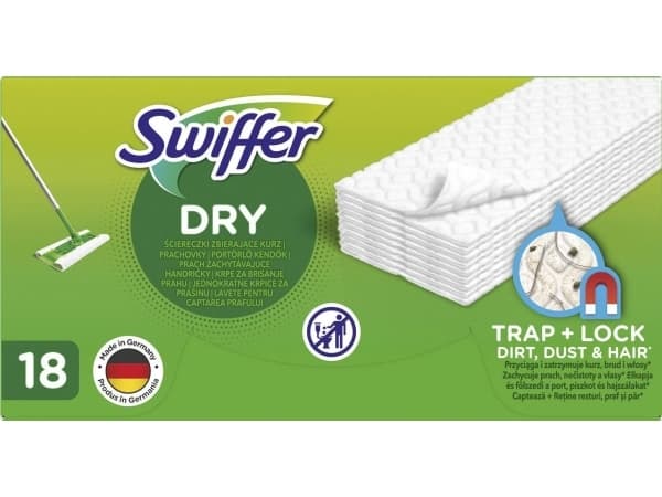 Swiffer pölynkeräysliinojen vaihtokasetit 18 kpl