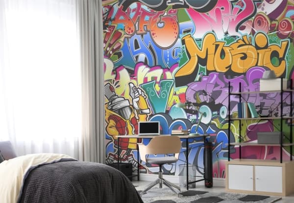 Street Graffiti tapet 243 x 203 cm