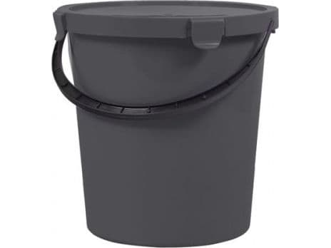 Plast Team Wiadro Z Pokrywą Berry Szare 5l PlastTeam