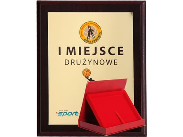 Victoria Sport Diploma laget av plast med farget touch laminat + etui 275x220 mm
