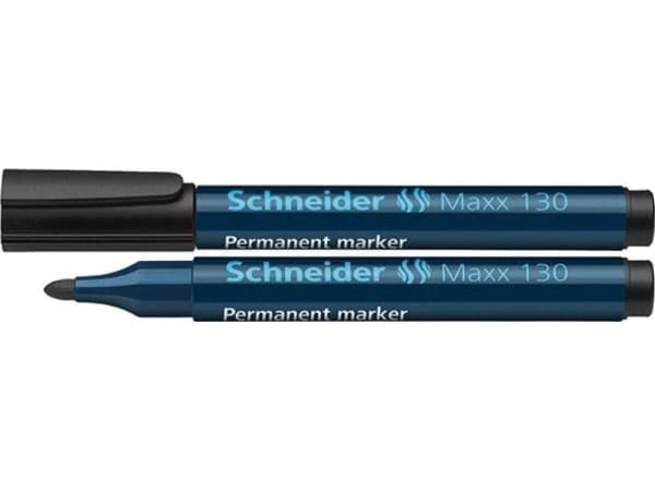 Schneider Permanent-Marker Maxx 130 schwarz 1-3mm 10 Stk.