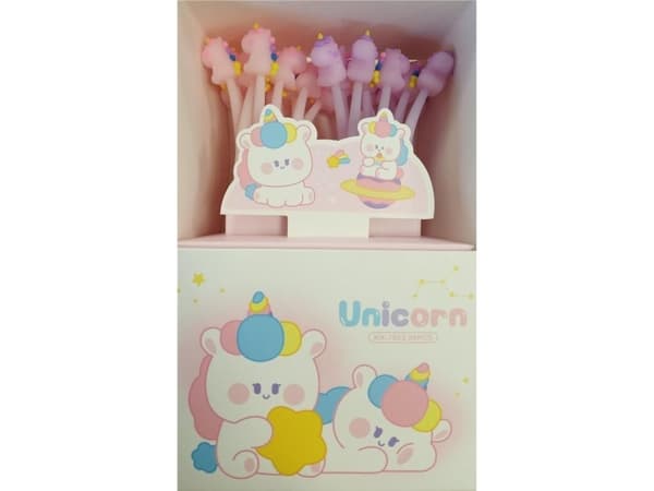 FANDY Silky Unicorns gelpenn (24 stk)