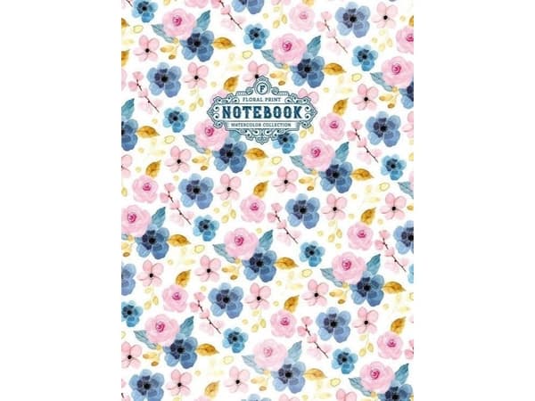 Tuore koristeellinen muistikirja 145x197/64K TW kukat