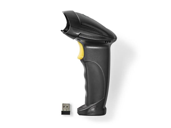 Nedis BSCNW1D100BK, Streckkodsmodul till streckkodsläsare, 1D, laser, 60 cm, Trådlös, USB
