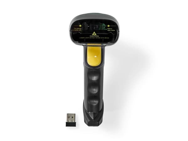Nedis BSCNW1D100BK, Streckkodsmodul till streckkodsläsare, 1D, laser, 60 cm, Trådlös, USB