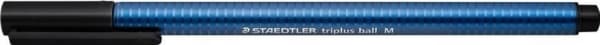 Kuglepen Staedtler® triplus® ball 437 medium sort - (10 stk.)
