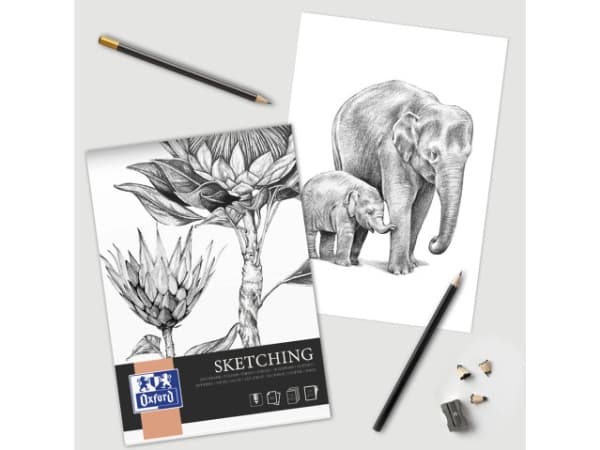 SKETCHING PAD OXFART GLU A3 50S 120G
