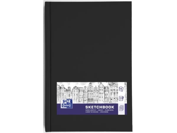 SKETCHBK OXFART SYTT A6 96S 100G SVART