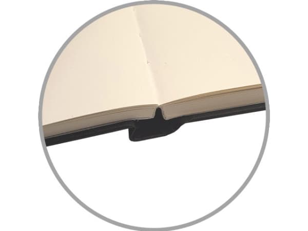SKETCHBK OXFART SEWN A5 96S 100G SORT