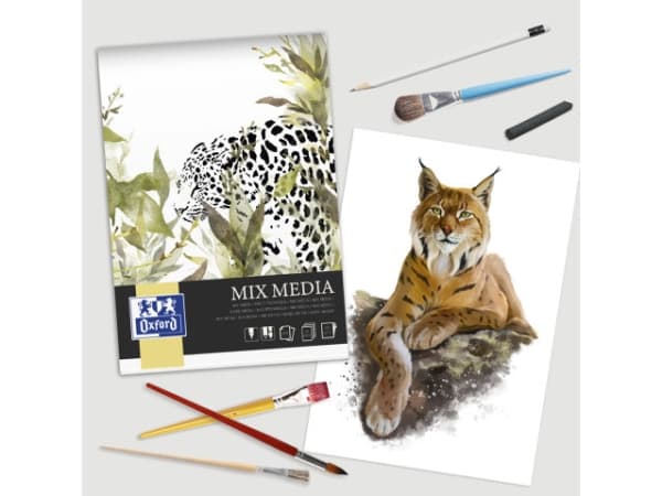 MIXMEDIA PAD OXFART GLU A3 25S 225G