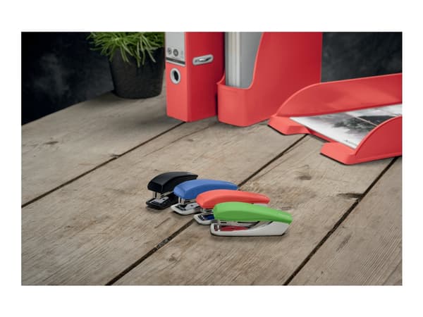 Leitz NeXXt Recycle - Häftapparat - mini - 10 ark / 1 mm - No.10 - plast, metall - svart