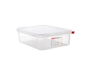 Beholder Araven lufttæt L32.5xB26.5xH10cm 1/2GN 6.5ltr polypropylen låg klar,stk