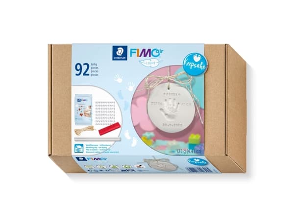 Staedtler FIMOair Keepsake, Modelleringsleire, Hvit, Voksen, 92 stykker, 125 g, Boks
