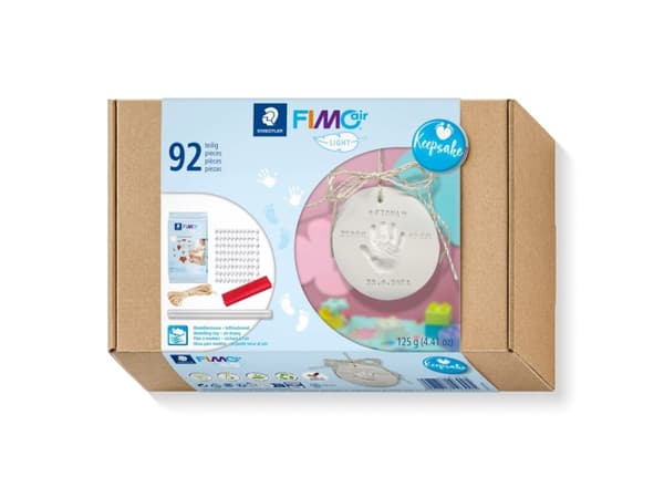 Staedtler FIMOair Keepsake, Modelleringsleire, Hvit, Voksen, 92 stykker, 125 g, Boks