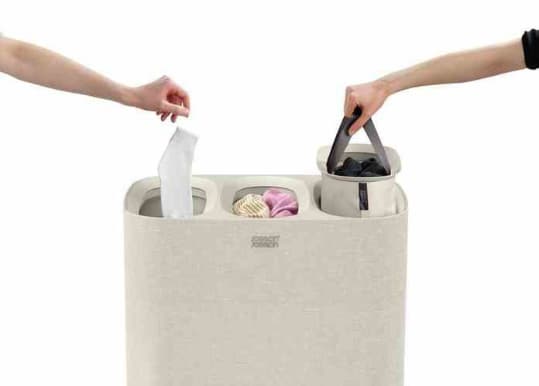 Joseph Joseph Joseph JJ-Bag trippelvask 90l. Tota Trio ecru