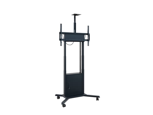 HAGOR HP Twin Lift M-B - Vagn - för platt panel - svart - skärmstorlek: 55"-86" - monteringsgränssnitt: upp till 900 x 600 mm - för Cisco Webex Board