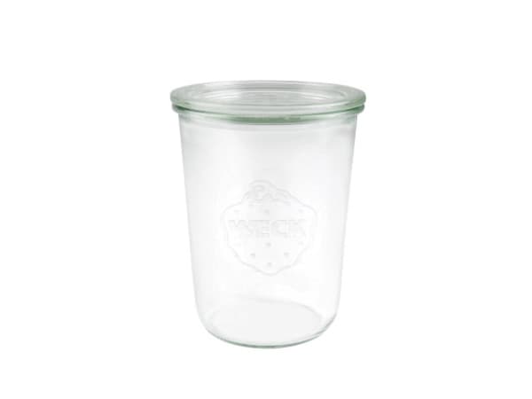 Sylteglas Weck incl låg (743) 850ml Ø10x14,7cm 6stk/pak
