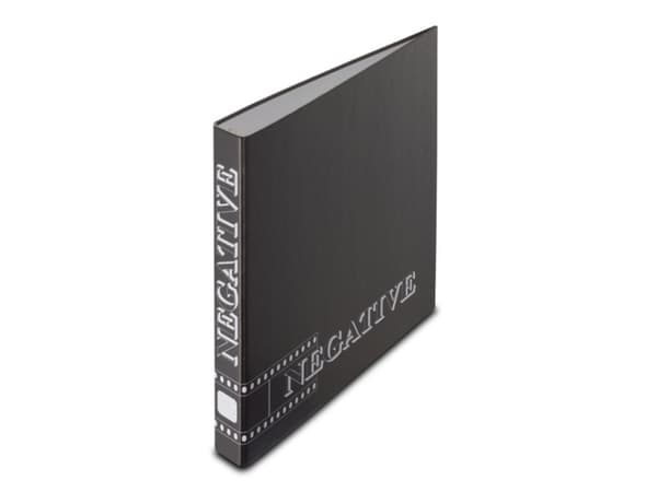 Hama mappe med 4-rings kombinasjonsmekanisme, 39 mm ryggbredde, svart (00007548)