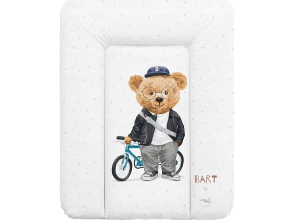 CEBA hard changing mat short FLUFFY PUFFY, 50x70 cm, Bart, W-143-132-686