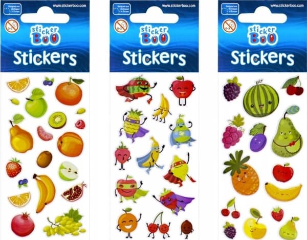 STICKERBOO STICKER 66X180 S-BOO FRUIT PBH 120/1800