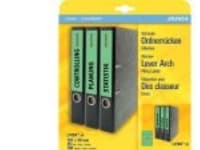 Avery L4764 - Grønn - 38 x 192 mm 140 stk (20 ark x 7) filmappeetiketter
