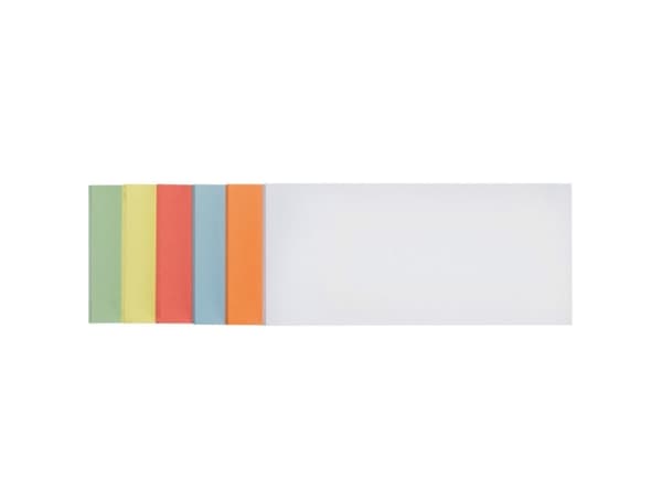 Franken UMZH 1020 99, Suorakulmio, Valikoidut värit, Paperi, 95 mm, 205 mm, 250 arkkia