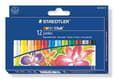 Miniatyrbilde 2 av 2: STAEDTLER Noris Club Jumbo - Fargeblyant - oljepastell - assorterte farger (en pakke 12)