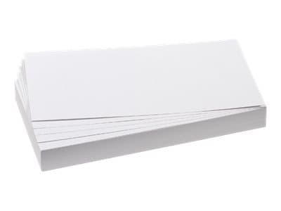 FRANKEN - Moderasjonskort - rektangel - 9.5 x 20.5 cm - hvit (en pakke 500)