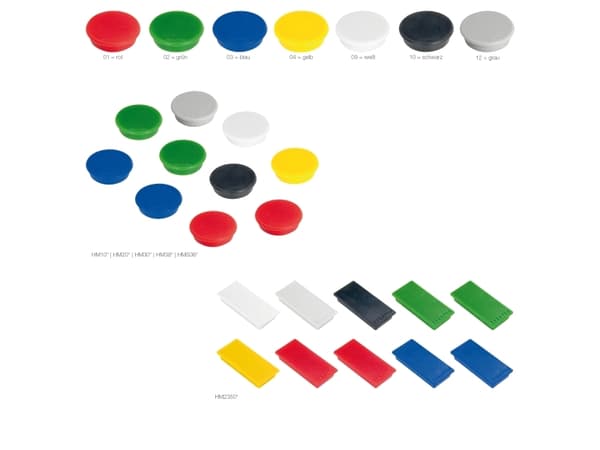 Franken HM2350 01, Whiteboard-magnet, Rød, 23 mm, 50 mm, 40 mm, 51 mm