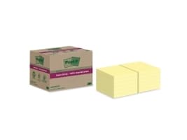 Post-It 7100284981, Torg, Gul, papper, 100%, 76 mm, 76 mm