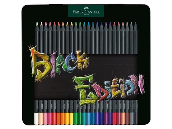 Faber-Castell 116425, Pehmeä, Monivärinen, 24 kpl