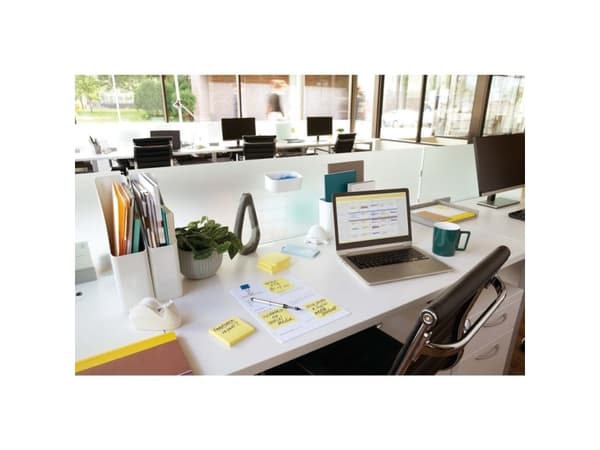 Post-It R330-CY, Neliö, Keltainen, Paperi, PEFC, 76 mm, 76 mm