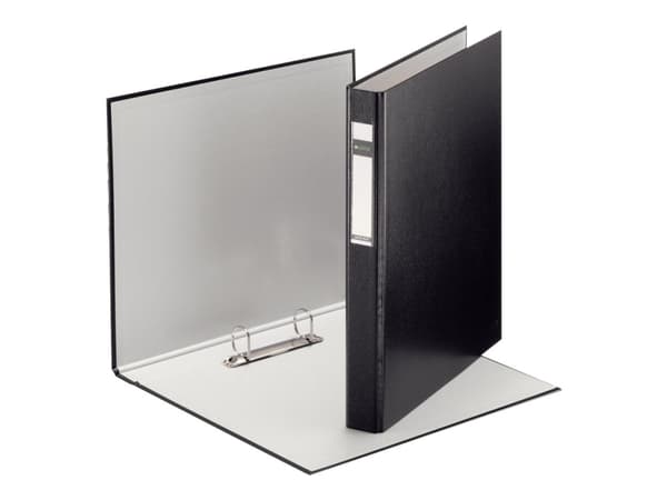 Leitz Standard - Ringpärm - ryggbredd: 41 mm - för A4 - kapacitet: 250 ark - svart