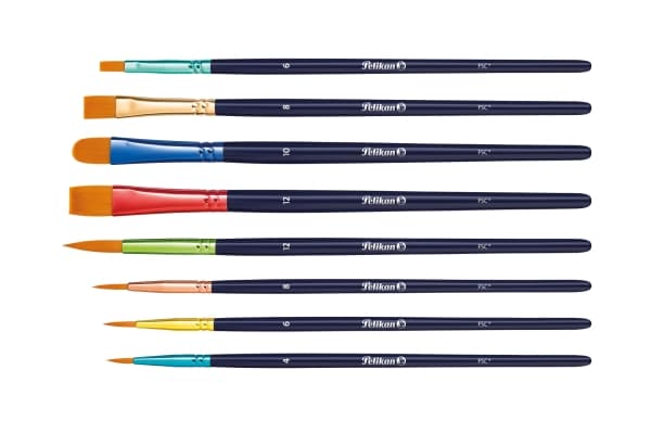 Pelikan Premium PI8/PB skolpensel uppsättning 8 stycken