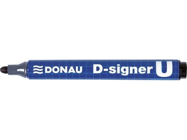 Donau permanent märkpenna DONAU D-Signer U, rund, 2-4 mm (linje), svart