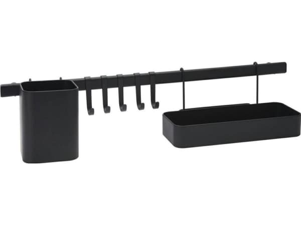 Excellent Houseware hängande köksförvaring svart