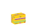 Miniatyrbilde 1 av 5: Post-It 622-12SS-CARN, firkant, Grønn, Rosa, Gult, Papir, PEFC, 47,6 mm, 47,6 mm
