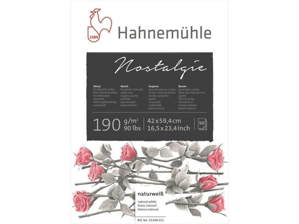Hahnemühle Nostalgie, Taidepaperi, 190 g/m², 50 arkkia
