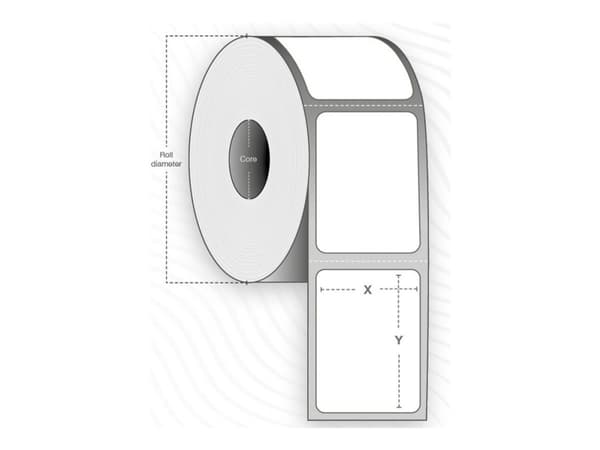 Capture CA-LB5004, Hvit, Rull, Akryl, Permanent, FSC, ZD421