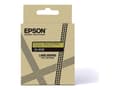 Miniatyrbild 5 av 5: Epson LabelWorks LK-4YAS - Grått på gult - Rulle (1,2 cm x 8 m) 1 kassett(er) hängande låda - bandpatron - för LabelWorks LW-C410, LW-C610