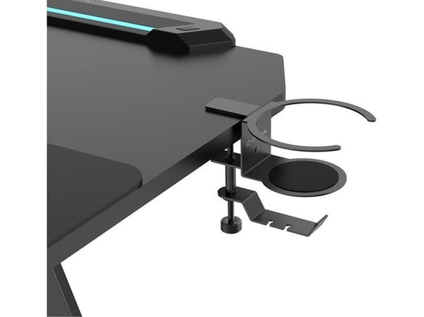 Biurko Ultradesk Space XXL V2 svart 144 cmx70 cm