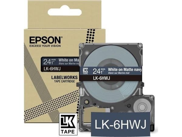 Epson LabelWorks LK-5HWJ - Matt - marinehvit - Rull (1,8 cm) 1 kassett(er) tape
