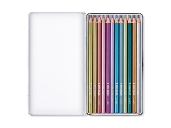 Staedtler Metallic, Metallisk, Flerfarget, 12 stykker