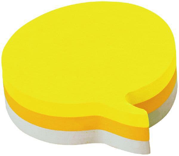 Post-it 2007SP - Noter - 70 x 70 mm - snakkeboble - 225 ark - gul, neongul, grå