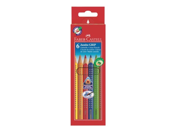 Faber-Castell Jumbo GRIP - Fargeblyant - 3.8 mm (en pakke 6)