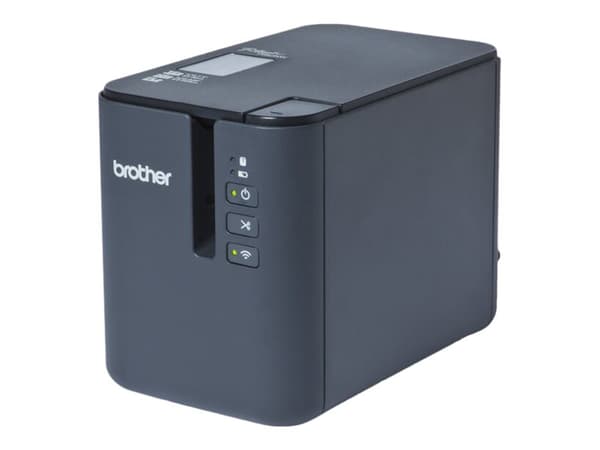Brother P-Touch PT-P900Wc - Etikettskrivare - termisk överföring - Rulle (3,6 cm) - 360 x 720 dpi - upp till 60 mm/sek - USB, Wi-Fi(n), USB 3.0 - kni