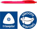 Miniatyrbillede 4 af 6: STAEDTLER udtrækkelig kuglepennekugle 4230 M, æske med 8, stregbredde: M, ergonomisk trekantet cylinder, skaft, - 1 stk (4230 MC8)