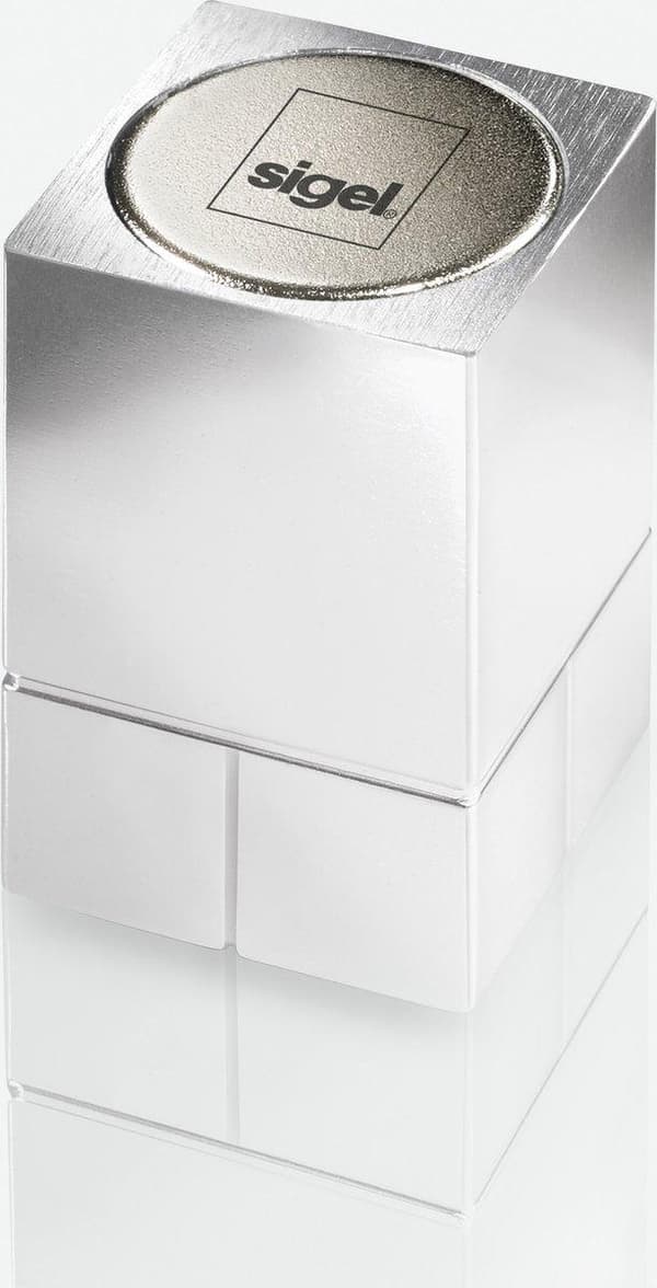 Sigel Neodym Magnet BA707 B x HT 20 30 20 mm kub silver 2 st - SIGEL BA707 SuperDym C30 20x30mm (BA707)
