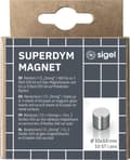 Miniatyrbild 2 av 5: Sigel Magnetic Plates Strong O 10 x 10 mm 10 stycken - SIGEL BA701 SuperDym C5 Ø10mm (BA701)